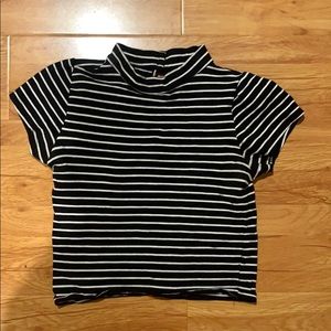 striped crop top